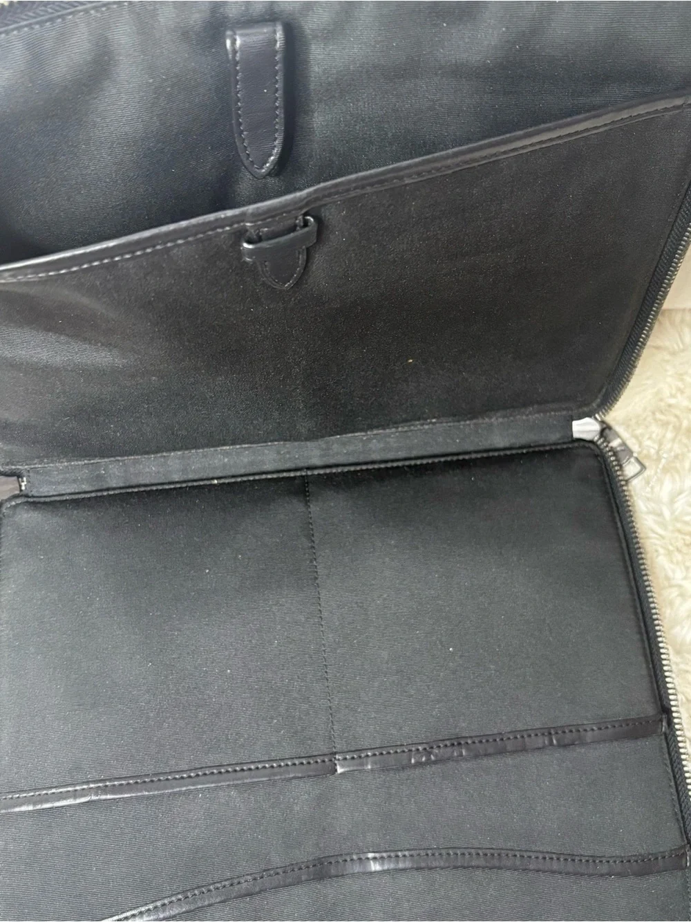 Coach Black Signature Laptop Sleeve with Embossed Logo black notebook case tech